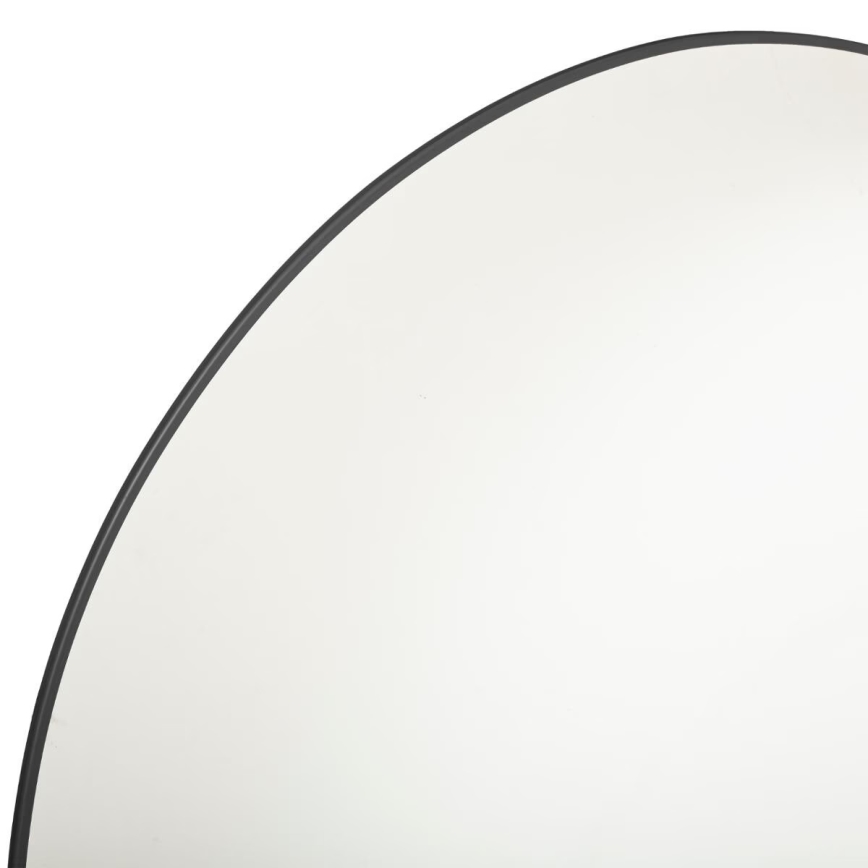 Atmosphera - Specchio da parete ALICE diametro 76 cm nero