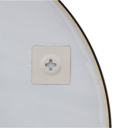 Atmosphera - Specchio da parete ALICE diam. 70 cm nero
