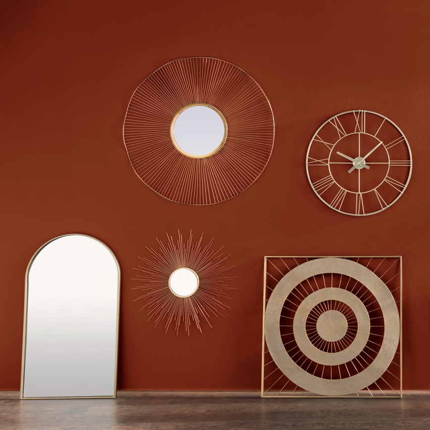 Atmosphera - Specchio da parete JOYCE 106x60 cm oro