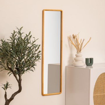 Atmosphera - Specchio da parete KIM 116x35 cm albero di caucciù