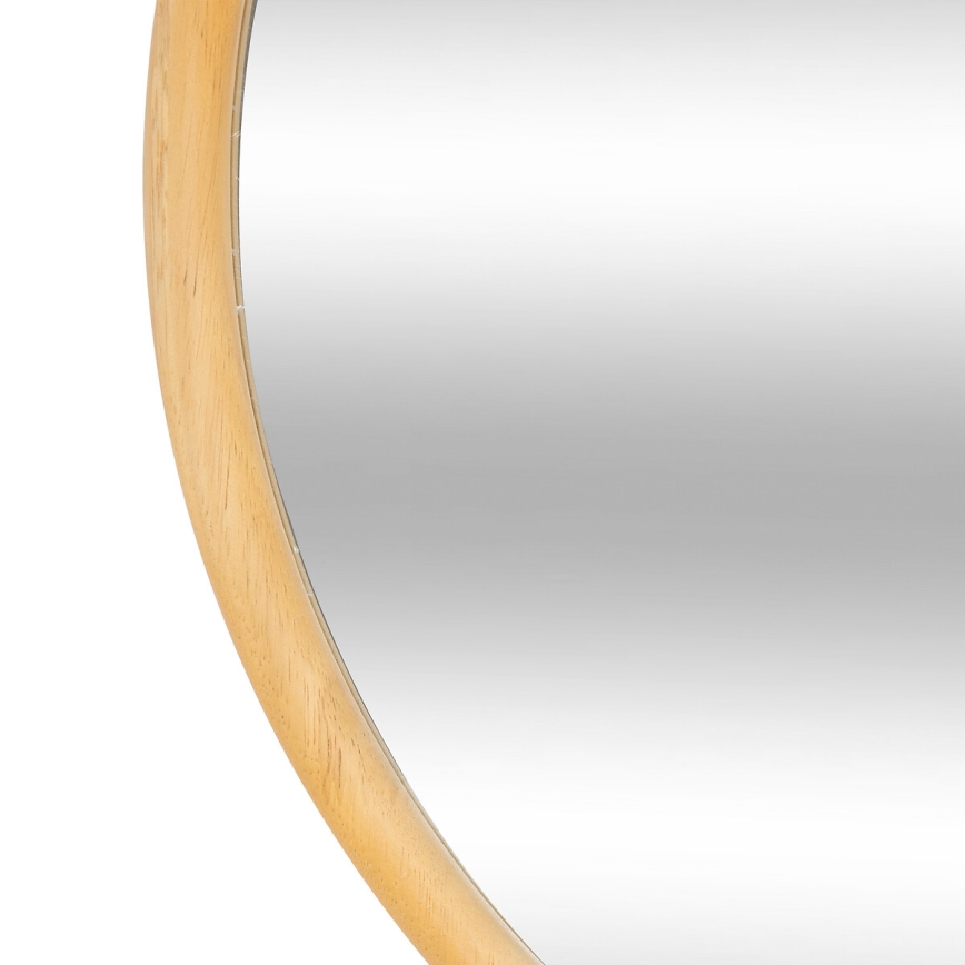 Atmosphera - Specchio da parete KIM diametro 55 cm albero di caucciù