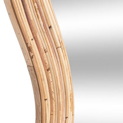 Atmosphera - Specchio da parete MAGGIE 179,5x86 cm in rattan