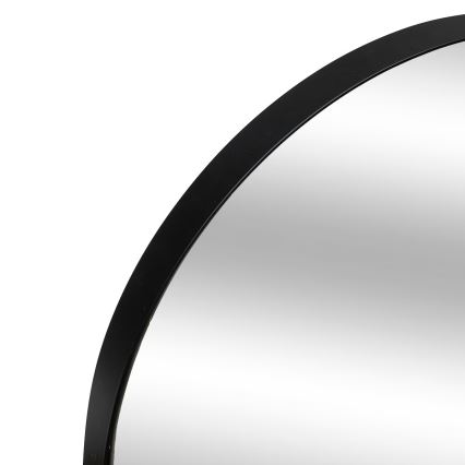 Atmosphera - Specchio da parete SELENA 112x40 cm nero