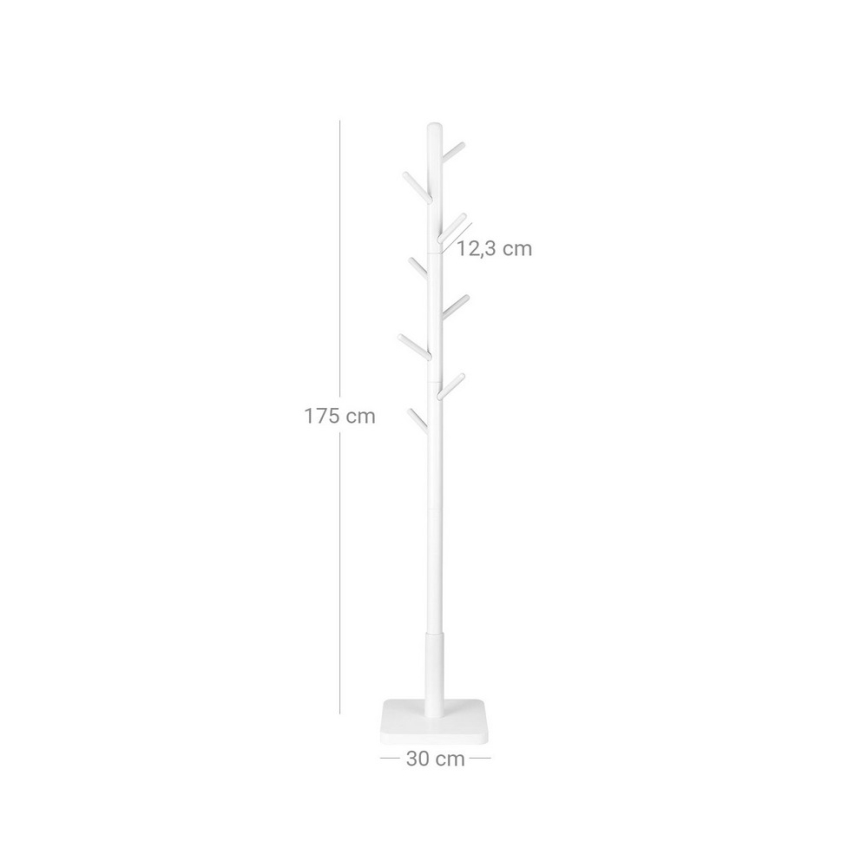 Attaccapanni da terra LINEA bianco