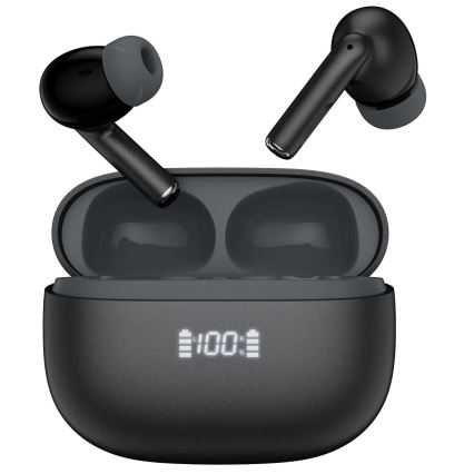 Auricolari senza fili con ANC+ENC 300mAh nero