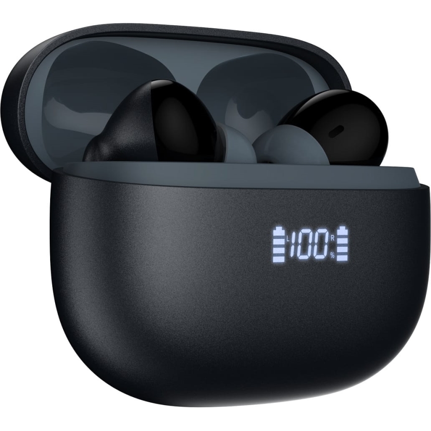 Auricolari senza fili con ANC+ENC 300mAh nero