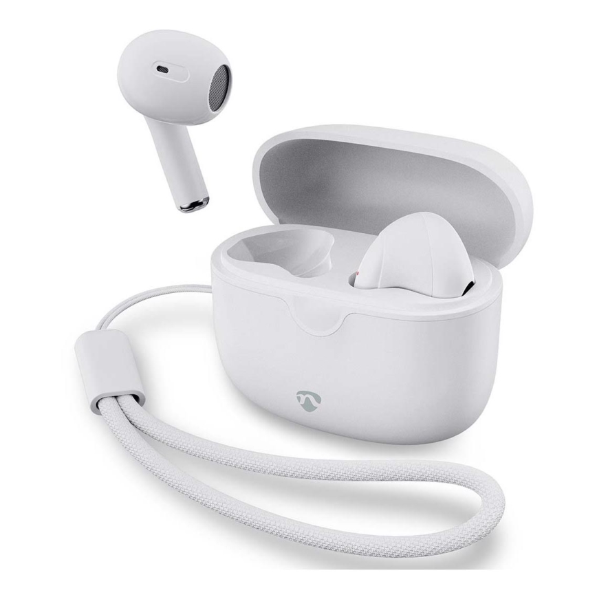 Auricolari wireless 250 mAh + 2x 30 mAh bianco