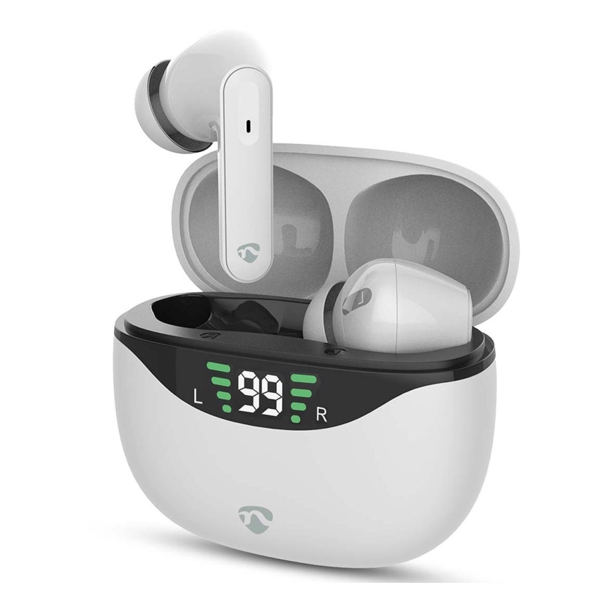 Auricolari wireless con ANC 320 mAh + 2x 40 mAh bianco