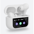 Auricolari wireless con display LCD 300 mAh + 2x 30 mAh bianco