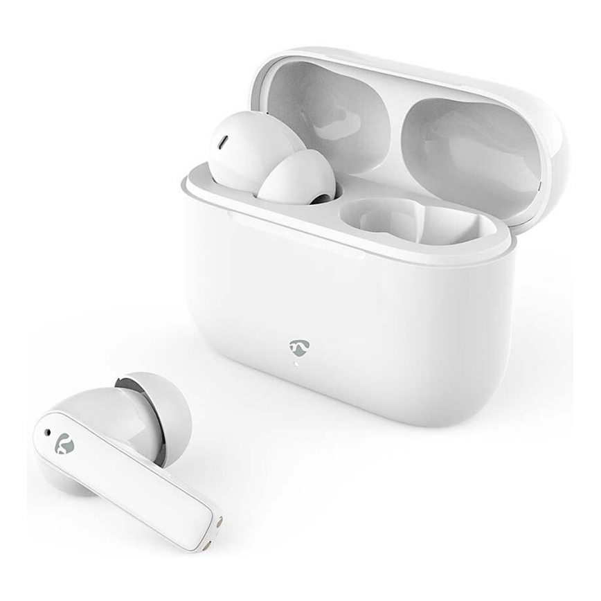 Auricolari wireless con ENC 450 mAh + 2x 40 mAh IPX4 bianco