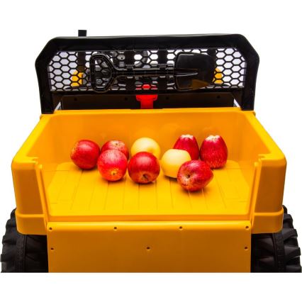 Auto elettrica CAT 60W/7500 mAh giallo/nero + telecomando