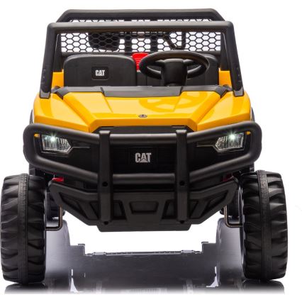 Auto elettrica CAT 60W/7500 mAh giallo/nero + telecomando