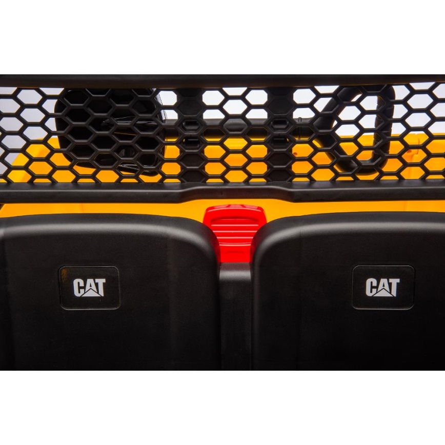 Auto elettrica CAT 60W/7500 mAh giallo/nero + telecomando