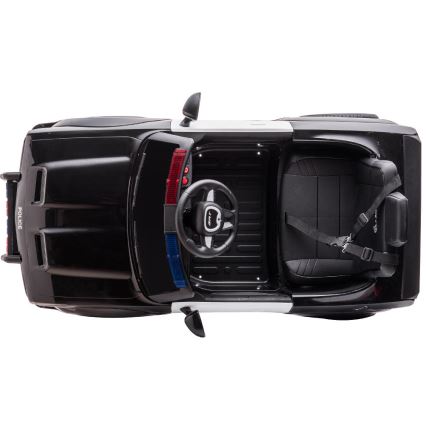 Macchinina elettrica Dodge Challenger Polizia 50W/4500 mAh nero/bianco