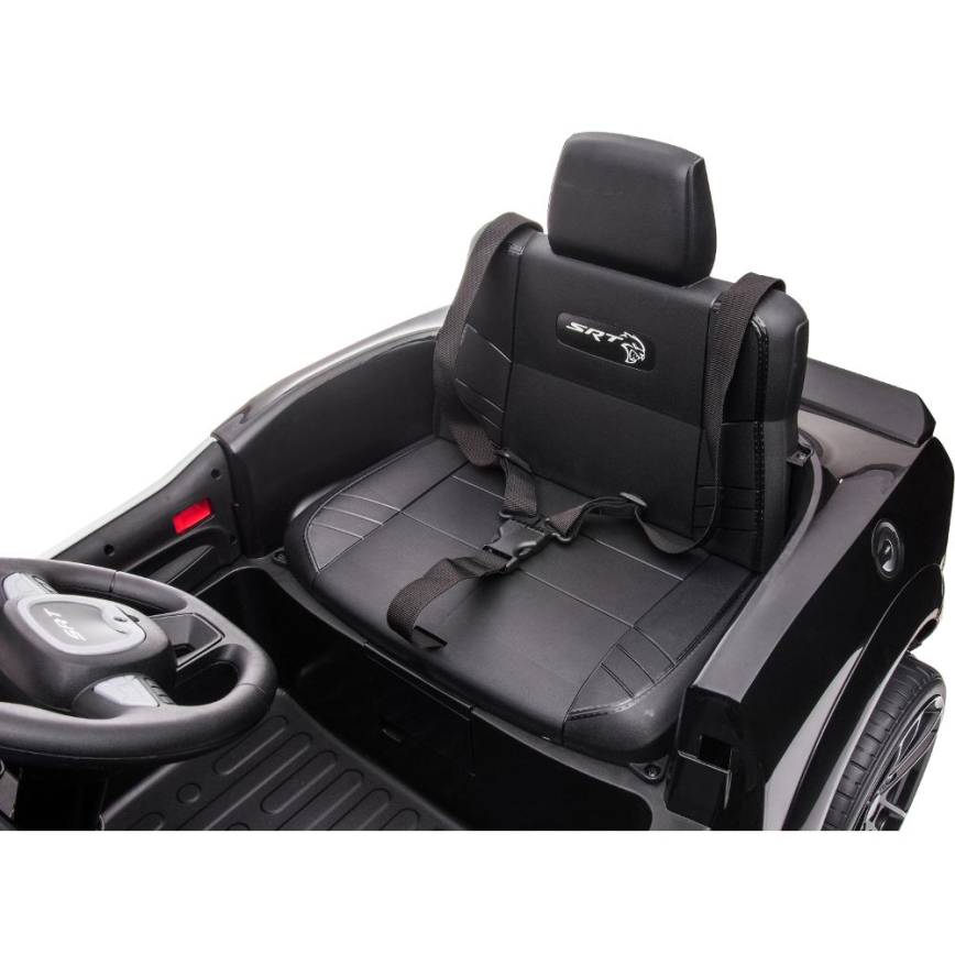 Macchinina elettrica Dodge Challenger Polizia 50W/4500 mAh nero/bianco