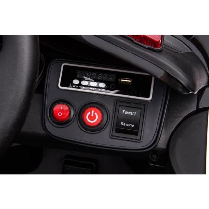 Macchinina elettrica Dodge Challenger Polizia 50W/4500 mAh nero/bianco