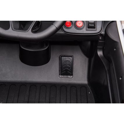 Macchinina elettrica Dodge Challenger Polizia 50W/4500 mAh nero/bianco