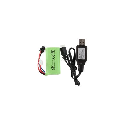 Auto radiocomandata Buggy 7,4V/500 mAh blu/arancione
