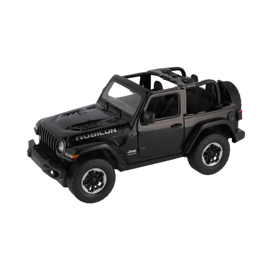 Auto radiocomandata Jeep Wrangler Rubicon RASTAR, alimentata da 5xAA + 2xAA, nera