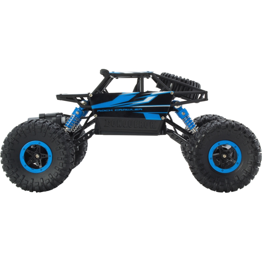 Auto telecomandata Rock Climber nera/blu