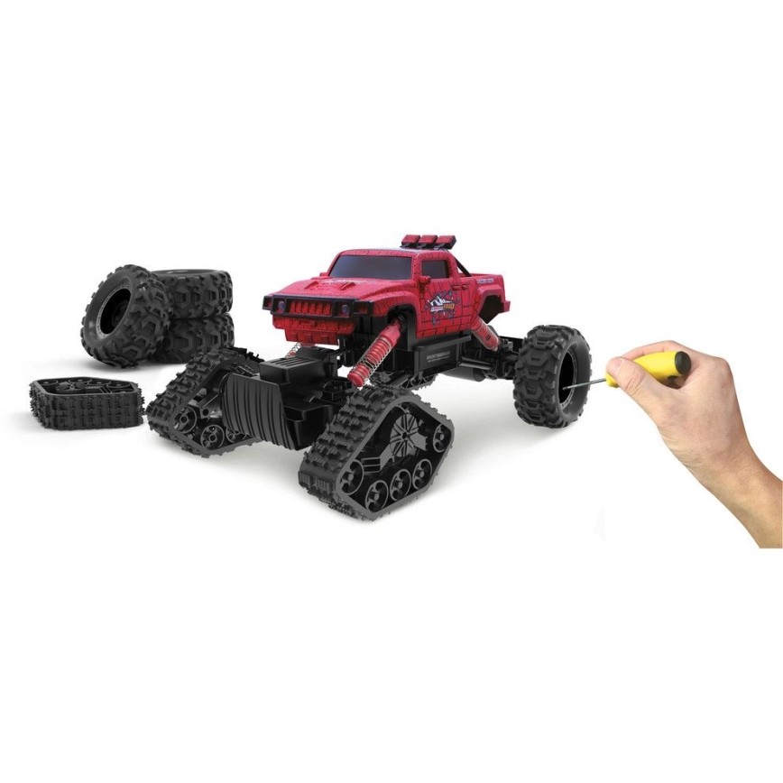 Auto telecomandata Rock Climber RTG rossa/nera