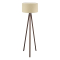 AYD 1xE27/40W/230V lampada da terra beige/marrone