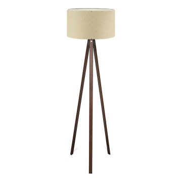 AYD 1xE27/40W/230V lampada da terra beige/marrone