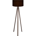 AYD Lampada da terra 1xE27/40W/230V Nera/Marrone