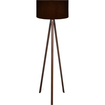 AYD Lampada da terra 1xE27/40W/230V Nera/Marrone