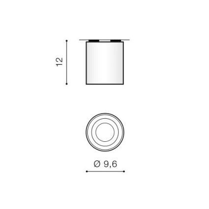 Azzardo AZ0857 - Plafoniera BROSS 1xGU10/50W/230V