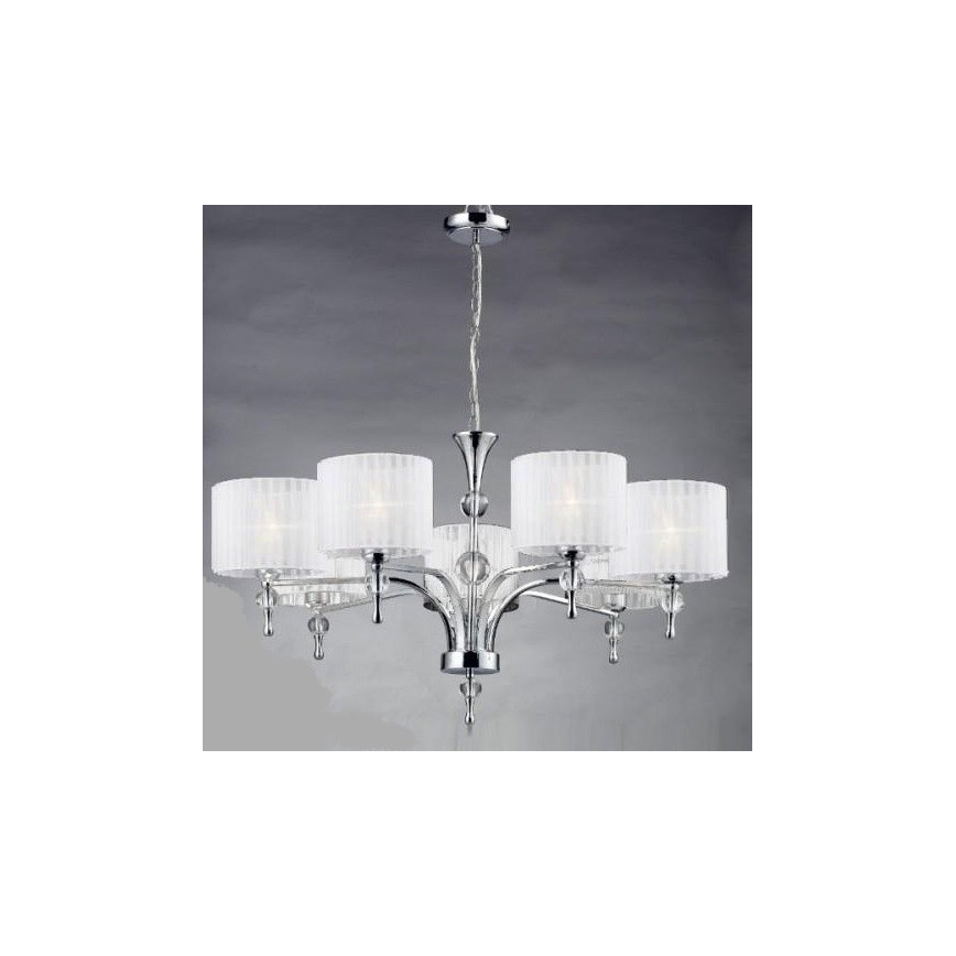 Azzardo AZ1106 - Lampadario con catena IMPRESS 7xE27/60W/230V