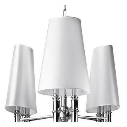 Azzardo AZ1232 - Lampadario su catena DIABLO 6xE14/11W/230V bianco