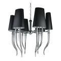 Azzardo AZ1390 - Lampadario su catena DIABLO 12xE14/11W/230V nero