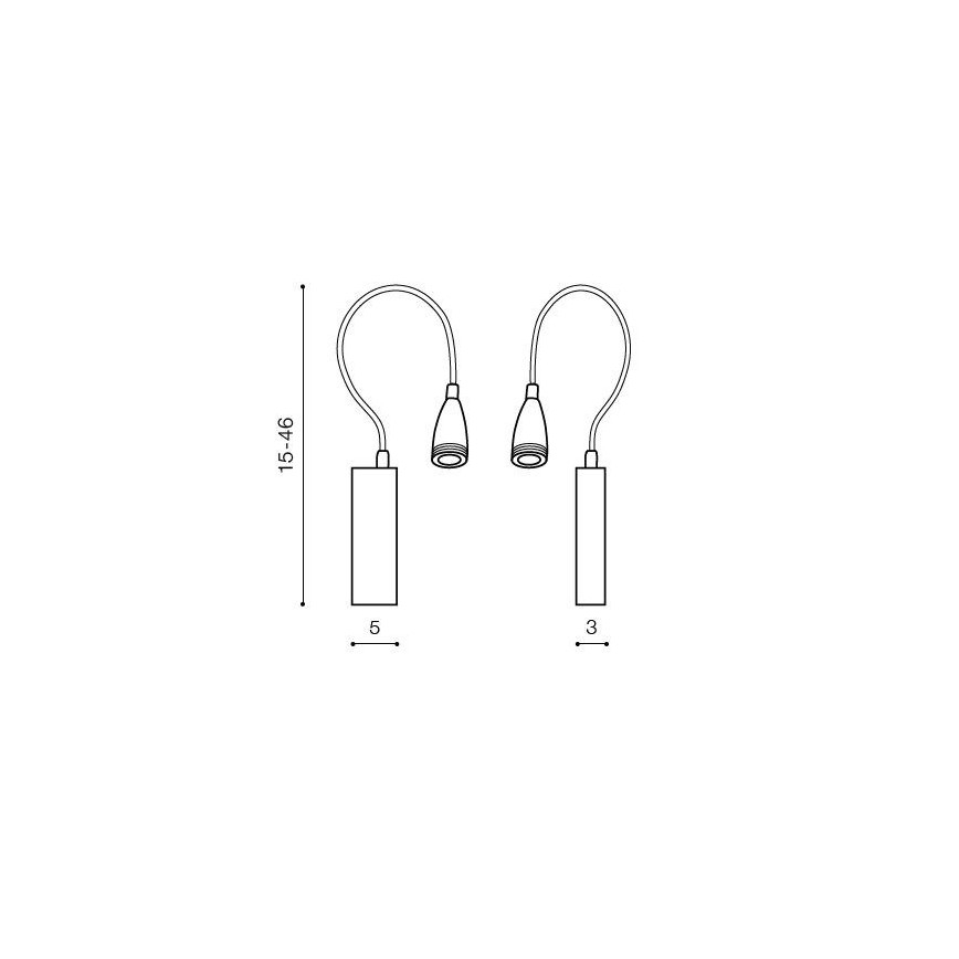 Azzardo AZ1548 - Applique da parete per bagno a LED VERONICA LED/3W/230V IP44