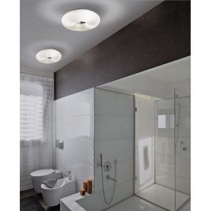 Azzardo AZ1598 - Plafoniera da bagno OPTIMUS 2xE27/40W/230V IP44