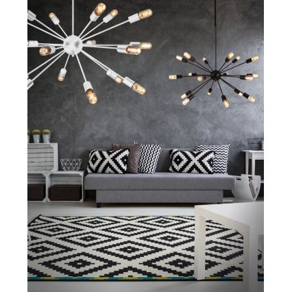 Azzardo AZ1658 - Lampadario a sospensione con supporto rigido ORBIT 18xE27/60W/230V
