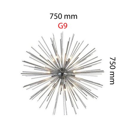 Azzardo AZ2119 - Paralume di design per lampadario G9 diam. 750mm