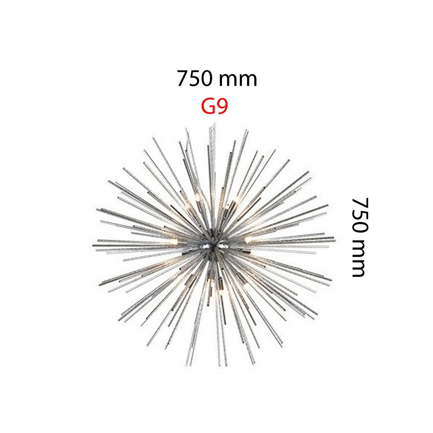Azzardo AZ2119 - Paralume di design per lampadario G9 diam. 750mm