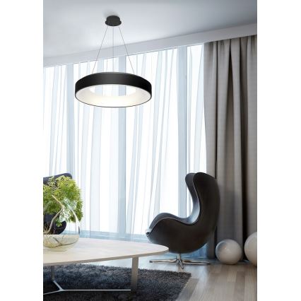 Azzardo AZ2728 - Lampadario a sospensione con filo LED dimmerabile SOVANA 1xLED/50W/230V+telecomando