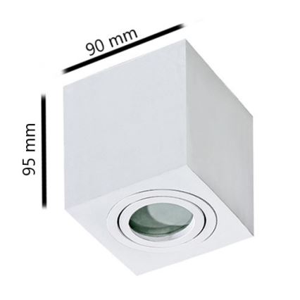 Azzardo AZ2822 - Plafoniera da bagno BRANT 1xGU10/50W/230V IP44