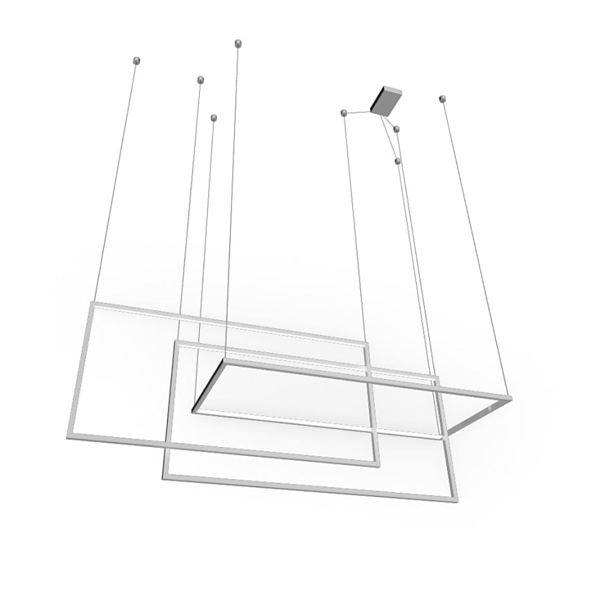 Azzardo AZ2915 - Lampadario a sospensione LED dimmerabile METRIC 1xLED/135W/230V