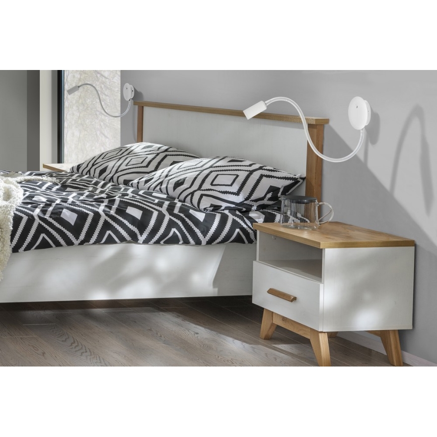 Azzardo AZ2944 - Faretto da parete a LED NOGAT LED/3W/230V