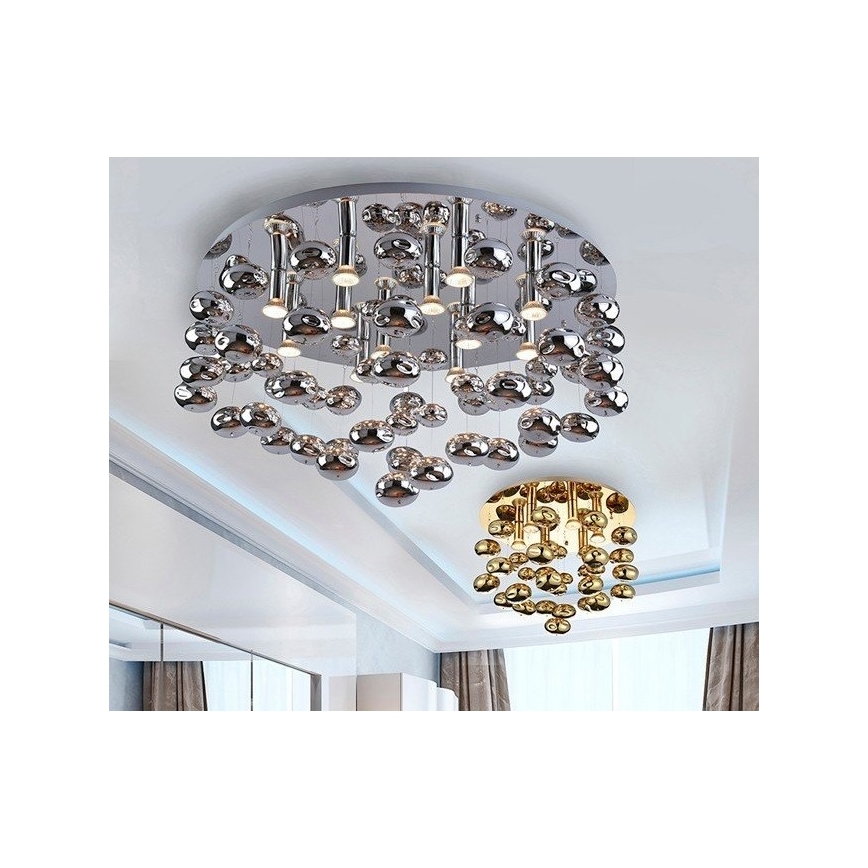 Azzardo AZ3072 - Plafoniera LUVIA 6xGU10/40W/230V