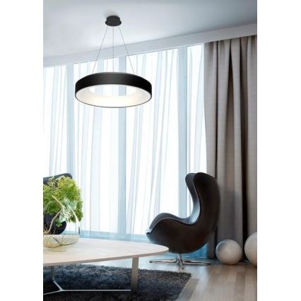 Azzardo AZ3449 - Lampadario LED dimmerabile a sospensione con filo SOVANA LED/80W/230V + Telecomando