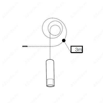 Azzardo AZ3457 - Sospensione ZIKO 1xG9/40W/230V