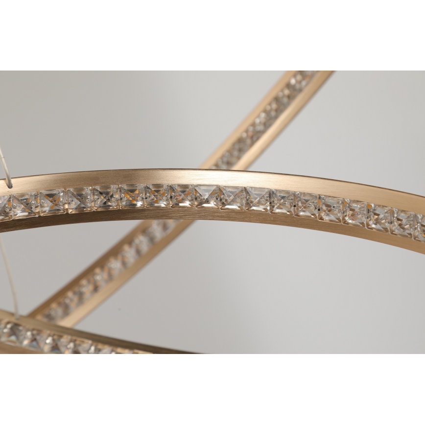 Azzardo AZ4429 - Lampadario LED su corda BRIGHTON LED/55W/230V oro