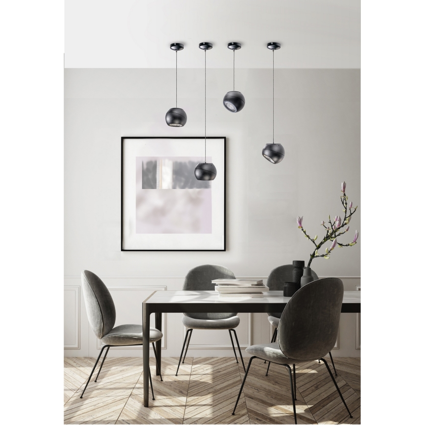 Azzardo AZ4521 - Lampadario LED su corda SKYE LED/12W/230V