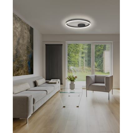 Azzardo AZ4703 - Plafoniera LED HALO LED/55W/230V nero