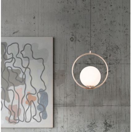 Azzardo AZ4983 - Lampadario a sospensione con filo JUMBO 1xG9/50W/230V oro