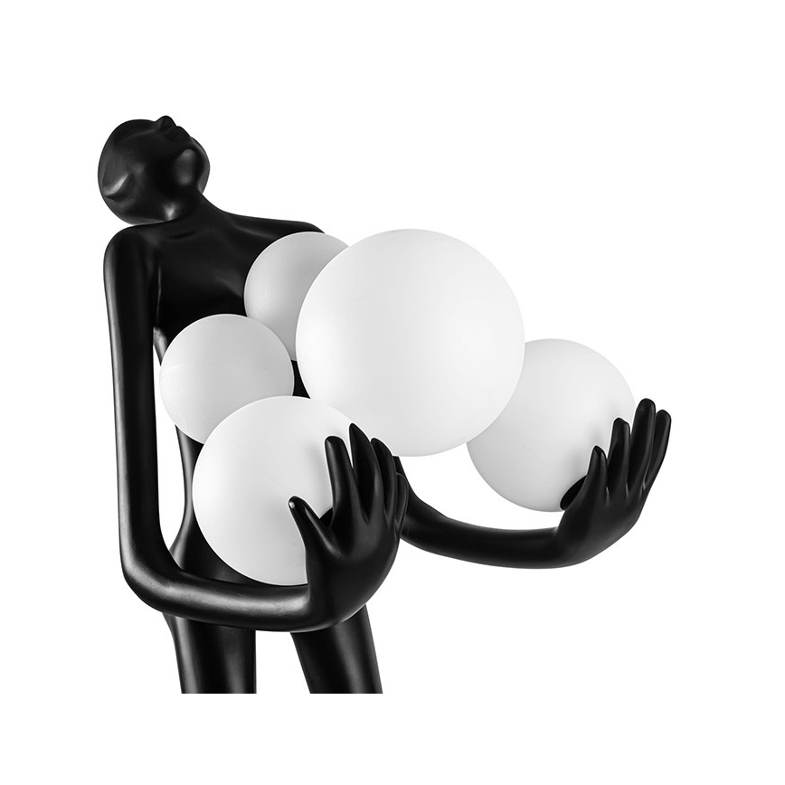 Azzardo AZ4985 - Lampada con piedistallo ATLAS 6xE14/50W/230V 180 cm resina